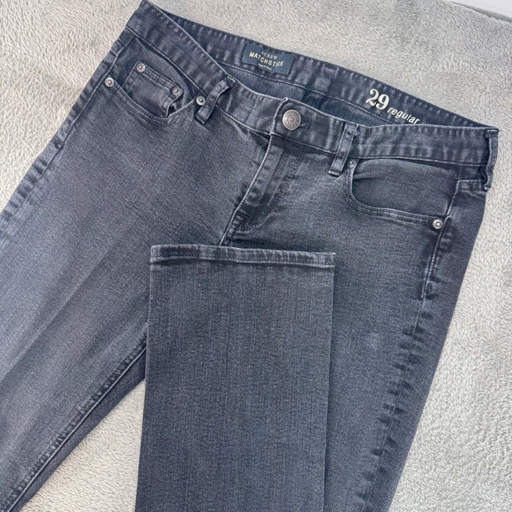 J Crew Matchstick Jeans Womens 29 Regular Dark Wash Slim Fit Denim Pants
